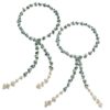 HinsonGayle 'Chyenne' 2-Strand Handwoven Turquoise