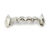 24K White Gold Plated Grillz Vampire Fangs Grill Top