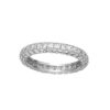 Size 9 Pavé-Set Cubic Zirconia Eternity Band Anniversary Ring