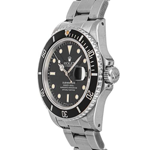 Pre-Owned Black Dial Mens Submariner Mechanical Rolex