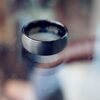 Black Brushed Matte Finish Tungsten Carbide Engagement Ring