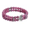 American West Sterling Silver Pink Rhodonite Gemstone