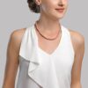 14K Gold 7-8mm Lavender Freshwater Pearl Necklace