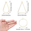 120pcs Earrings Beading Hoop Earring