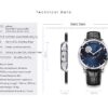 Agelocer Men's Top Brand Blue Moon Phase Mechanical Masculine
