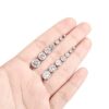7-Pair Stainless Steel CZ Stud Earrings Set - Sparkling Brilliance for Every Occasion, Versatile Sizes and Elegant Designs