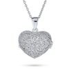 Vintage Style Filigree Flower Heart Shape Aromatherapy