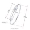 ID Bracelet Free Engraving Text/Identification Bangle