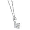 1/3 Ct Diamond Solitaire Pendant Necklace