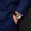 Akribos XXIV Men's AK493 Diamond Encrusted Mechanical Tourbillon Watch – Luxury at its Best