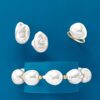 13-14mm Baroque Pearl Bracelet with 14kt Gold – Perfect for Daily Wear