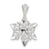 Snowflake Pendant Charm Necklace Winter Fine Jewelry