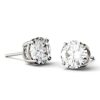Perpetually One 7.5mm Moissanite Stud Earrings, 3.00cttw DEW - Timeless Elegance in 14K White Gold by Charles & Colvard