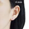 2 Pairs Invisible Clip on Earrings for Women