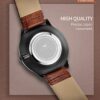 BRIGADA Men's Watches Classic Black Business Casual Wrist Watch