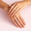 Pandora Jewelry Sparkling Teardrop Halo Cubic Zirconia Ring