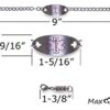 Medical Alert ID Identification Bracelet Magnetic Clasp