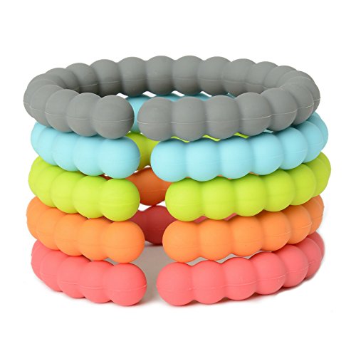 Chewbeads - Baby Silicone Links. Baby Safe 100% Silicone Rings
