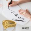 Silicone Wedding Ring for Women by Rinfit. Designed Soft Silicone Rubber Bands