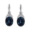 Blue Clip Birdal 18K Rose/White Gold Plated Non Pierced Ears
