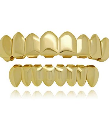 14k Gold Top and Bottom Grills Set