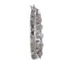 Platinum Plated Sterling Silver Hoop Earrings set