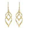 Gold Earrings for Women Classic Twist Wave Earrings