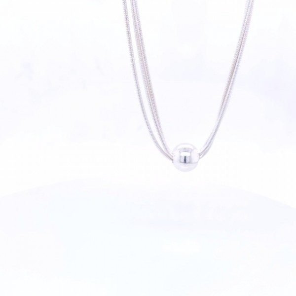 Silpada Thoreau Multi-Strand Bead Necklace – Sterling Silver Elegant Layered Jewelry