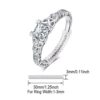 Size 9 14K Gold Plated Silver Cubic Zirconia Promise Ring