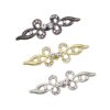 3 Pair Rhinestone Sweater Clips Brooche