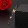 18 K Gold Plated Personalized Hypoallergenic Rhinestone Earrings Set