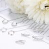 Hoop Climber Crawler Wrap Cartilage Piercing Earrings Set