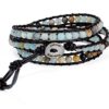 SPUNKYsoul 3 Wrap Boho Bracelet 6mm