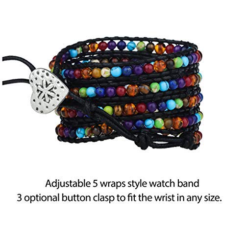 Beads Bracelet Watch Strap Compatible with Apple Watch