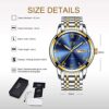 Elegance in Time: Men's Stainless Steel Luminous Quartz Watch