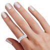 Sterling Silver Diamond Band Ring