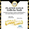 24K Plated Gold Grillz for Men and Women
