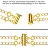 6 Set 3 Sizes Necklaces Clasp Slide Tube Lock