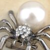 Alilang Gunmetal Tone Shine Clear Crystal