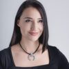 White Mother of Pearl Naja Pendant Enhancer