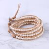 Natural Pearl Beaded 5 Wrap Bracelet