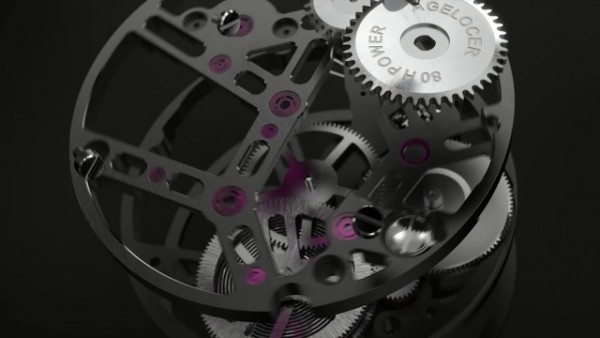 Agelocer Men's Watch Luxury Brand Flying tourbillon Skeleton