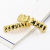 18K Gold Bottom Tooth Grillz Hip Hop Mouth Grills