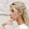 14K Gold Plated Twisted Rope Round Hoop Earrings in Yellow Gold