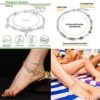 Anklet Adjustable Beach Anklet Toe Ring Set