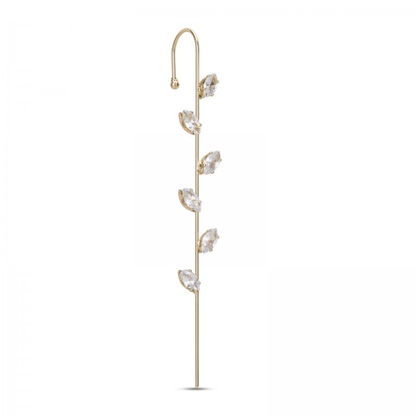 Earrings Gold Hypoallergenic Piercing Ear Wrap