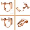 Hicarer 10 Pair Clip-on Earring Converters