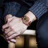 BUREI Men's Watch Analog Quartz Waist Watch for Men