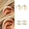 Minimalist Cute Ear Cuff Cross Ear Cuff for Non-pierced