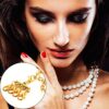 8 Pieces Multi Strand Slide Clasp Lock Necklace